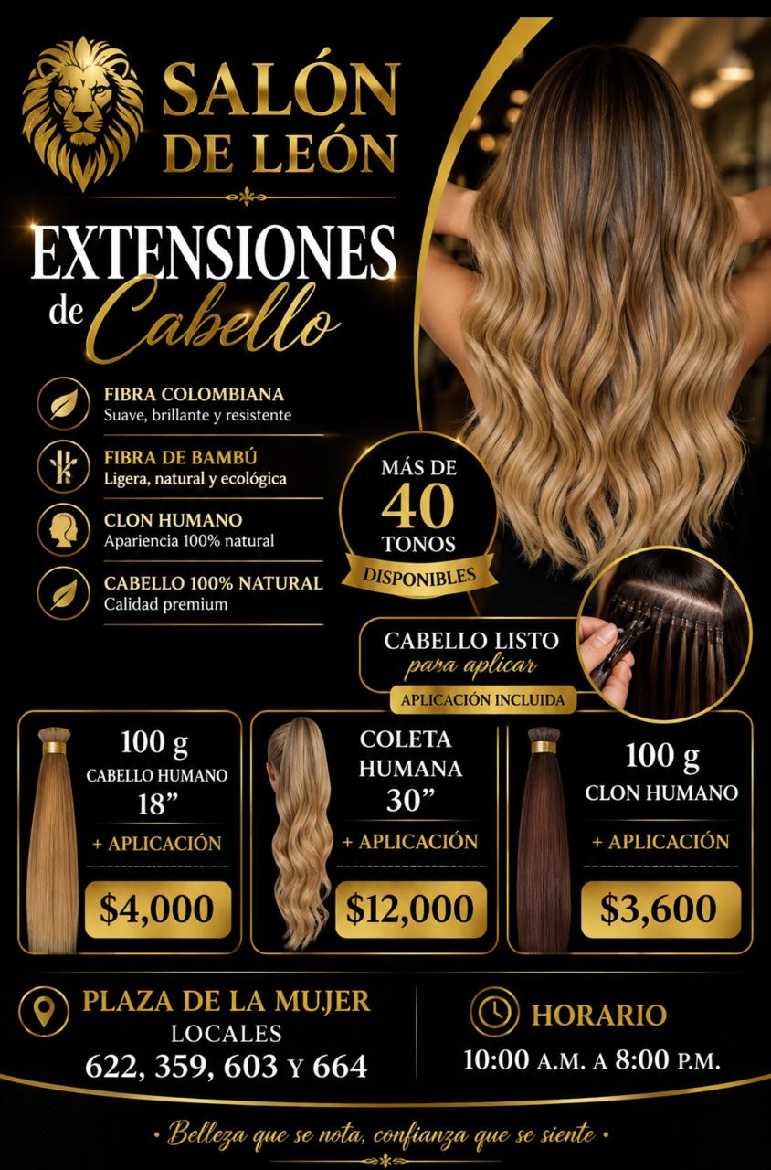Extensiones Salon de León